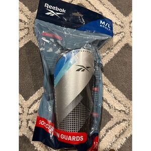 Reebok Soccer Shin Guards M/L Adult New Protective Gear